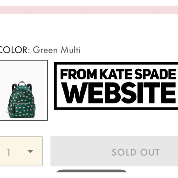 11. Kate Spade Chelsea Medium Backpack in Green Mutil - Picture 6 of 16